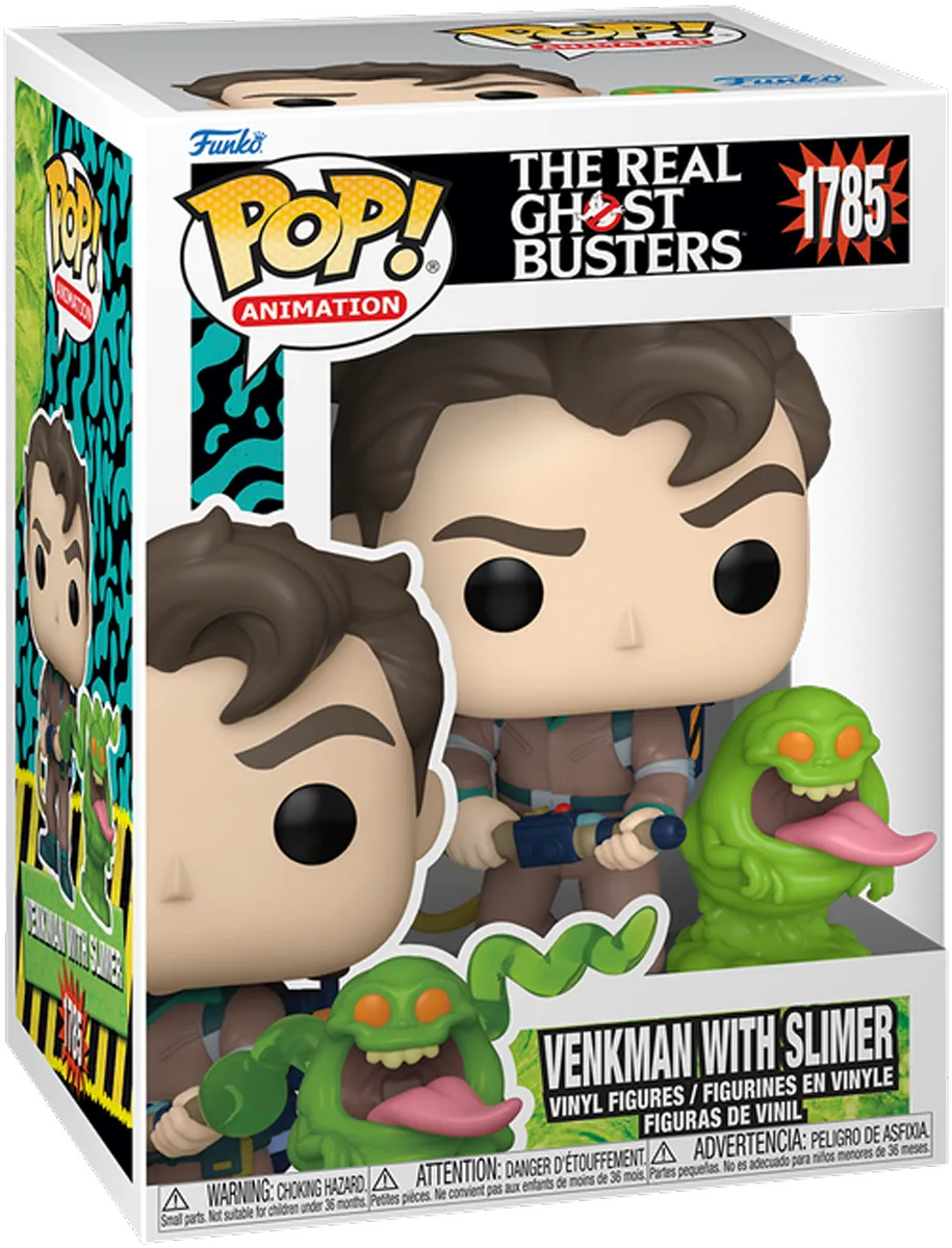 FUN83476 The Real Ghostbusters (TV'86) - Venkman with Slimer Pop! Vinyl - Funko - Titan Pop Culture