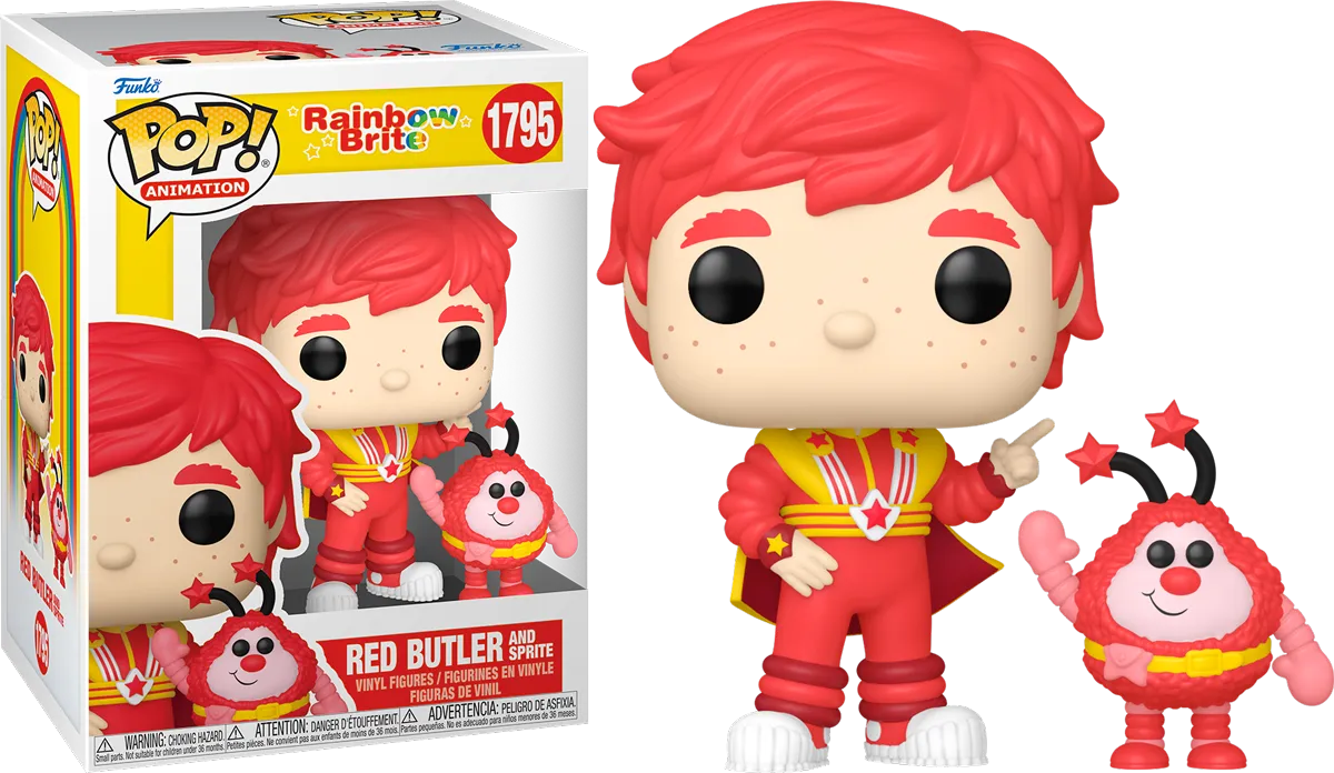 FUN83492 Rainbow Brite - Red Butler with Romeo Pop! Vinyl - Funko - Titan Pop Culture