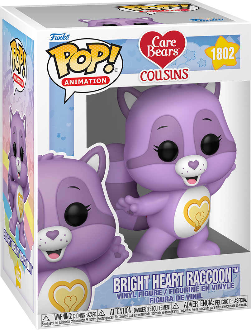 FUN83494 Care Bear Cousins - Bright Heart Raccoon Pop! Vinyl - Funko - Titan Pop Culture