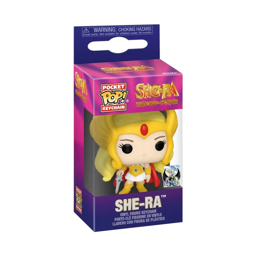 FUN83495 She-Ra: 40th Anniversary - She-Ra Pop! Keychain - Funko - Titan Pop Culture