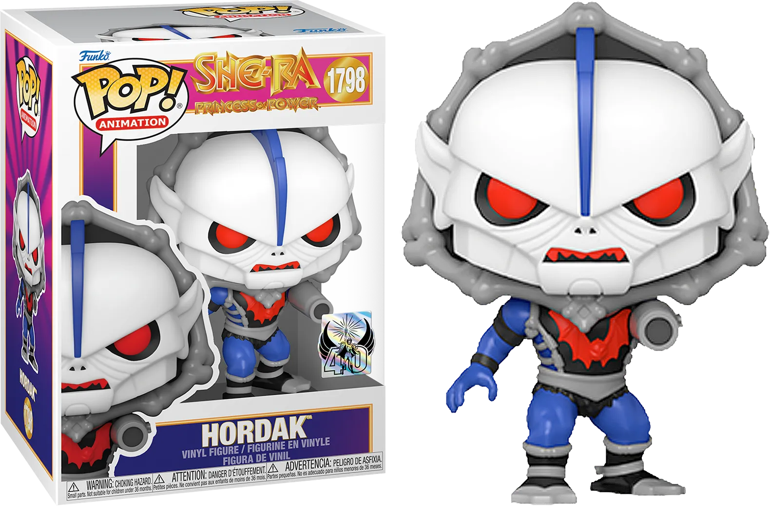 FUN83497 She-Ra: 40th Anniversary - Hordak Pop! Vinyl - Funko - Titan Pop Culture