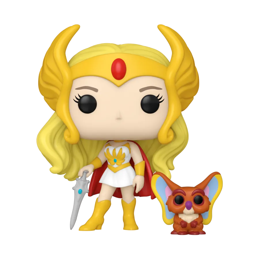 FUN83499 She-Ra: 40th Anniversary - She-Ra with Kowl Pop! Vinyl - Funko - Titan Pop Culture