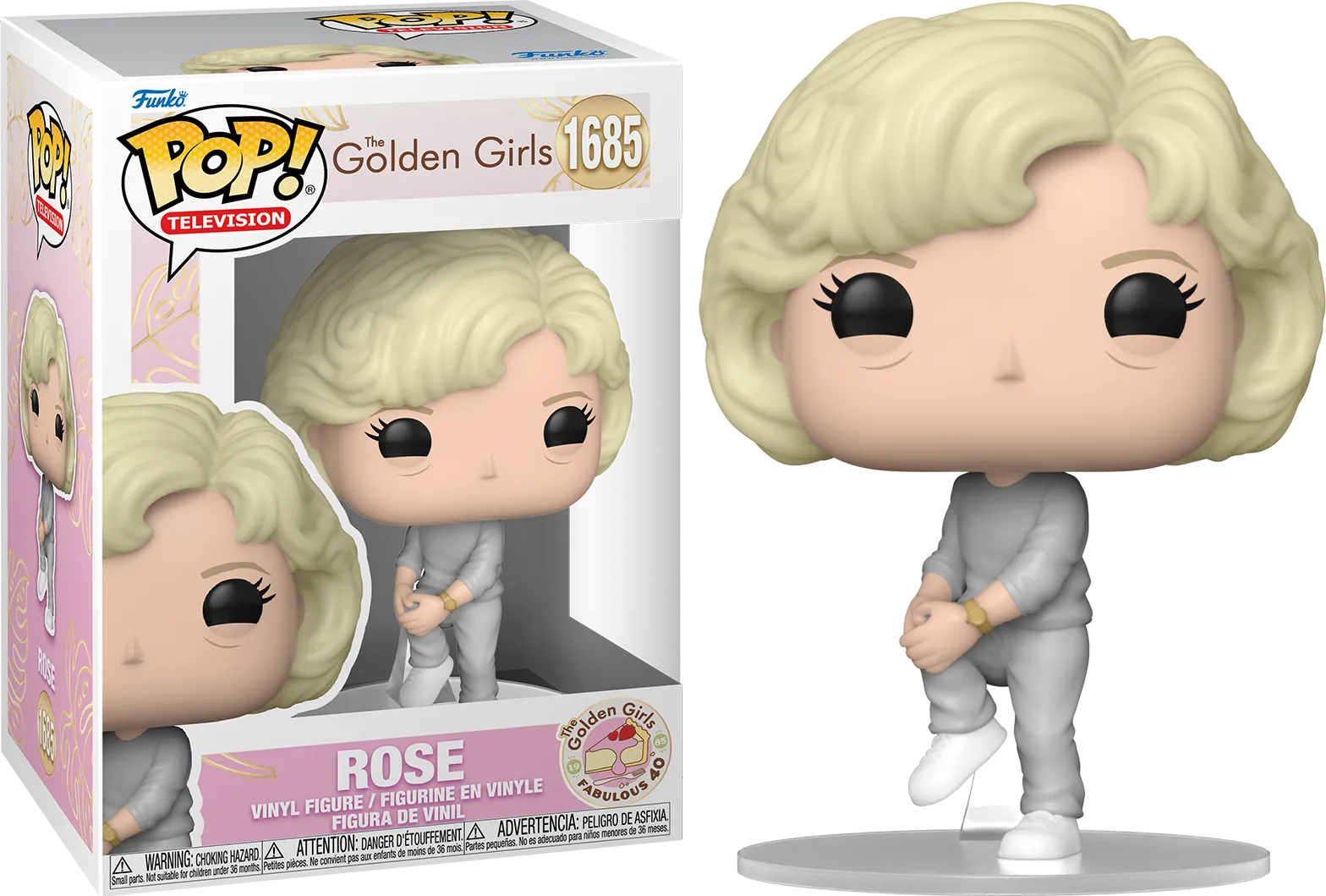 FUN83502 Golden Girls: 40th Anniversary - Rose (Workout Gear) Pop! Vinyl - Funko - Titan Pop Culture