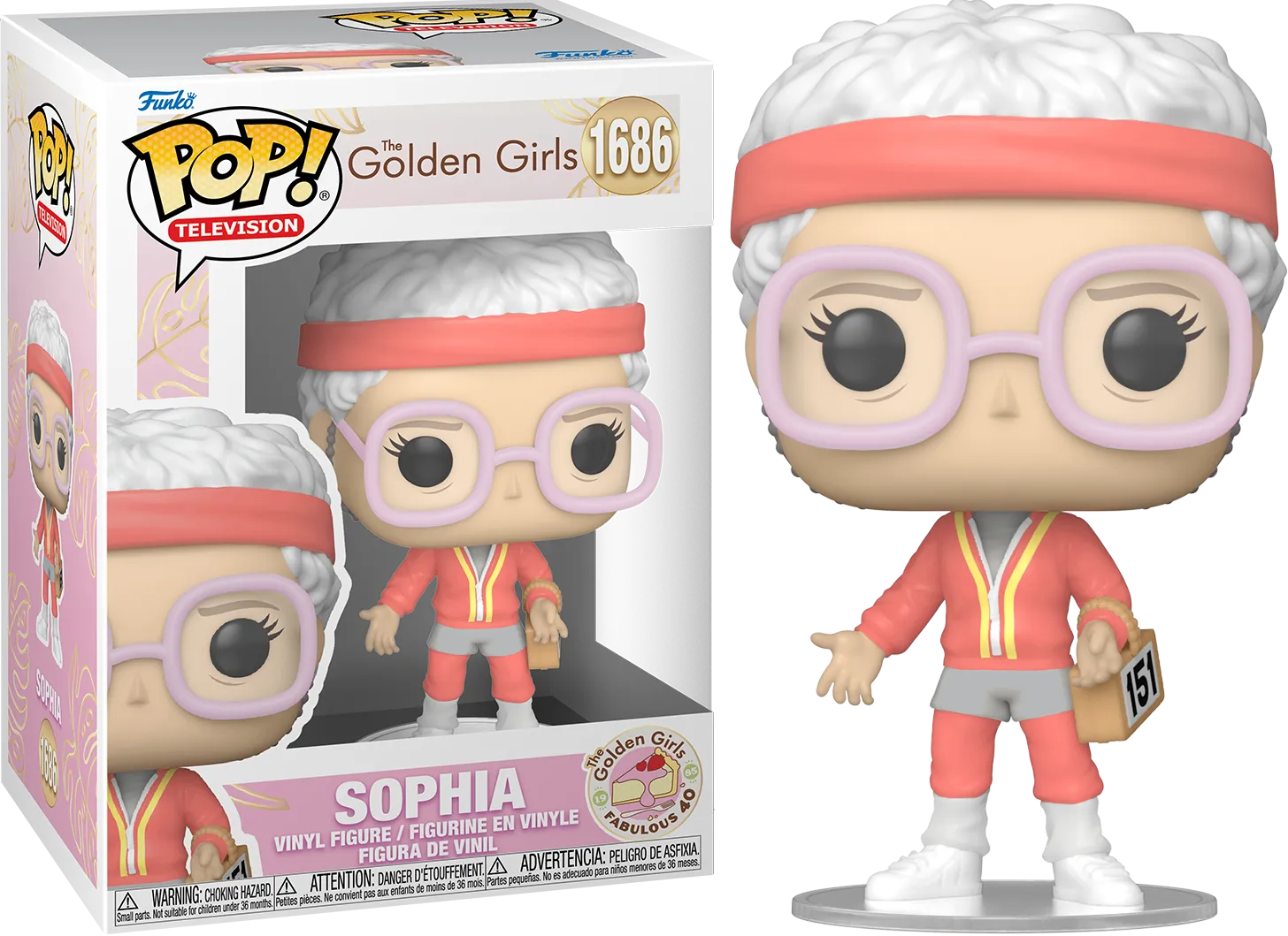 FUN83503 Golden Girls: 40th Anniversary - Sophia (Workout Gear) Pop! Vinyl - Funko - Titan Pop Culture