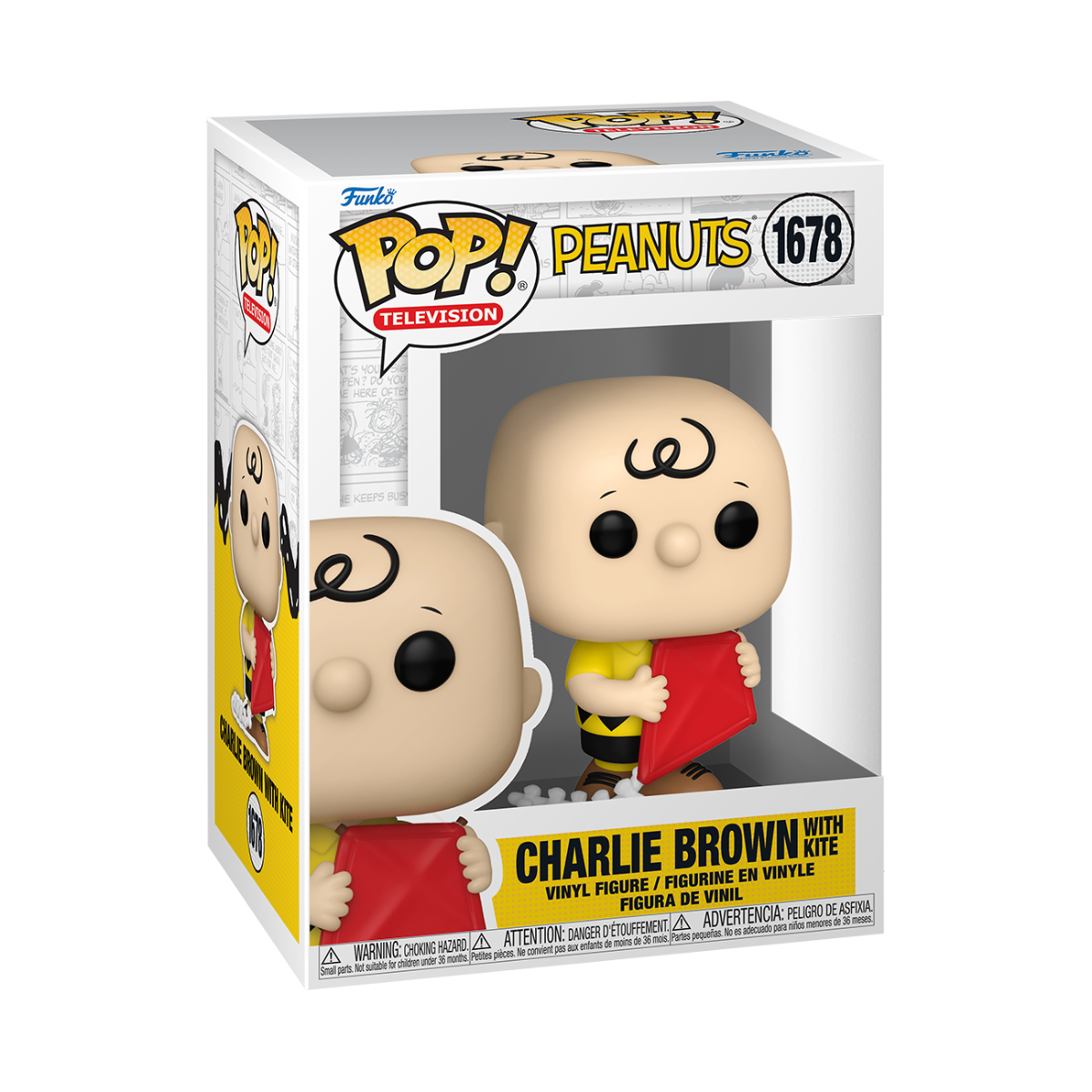 FUN83506 Peanuts - Charlie Brown with Kite Pop! Vinyl - Funko - Titan Pop Culture