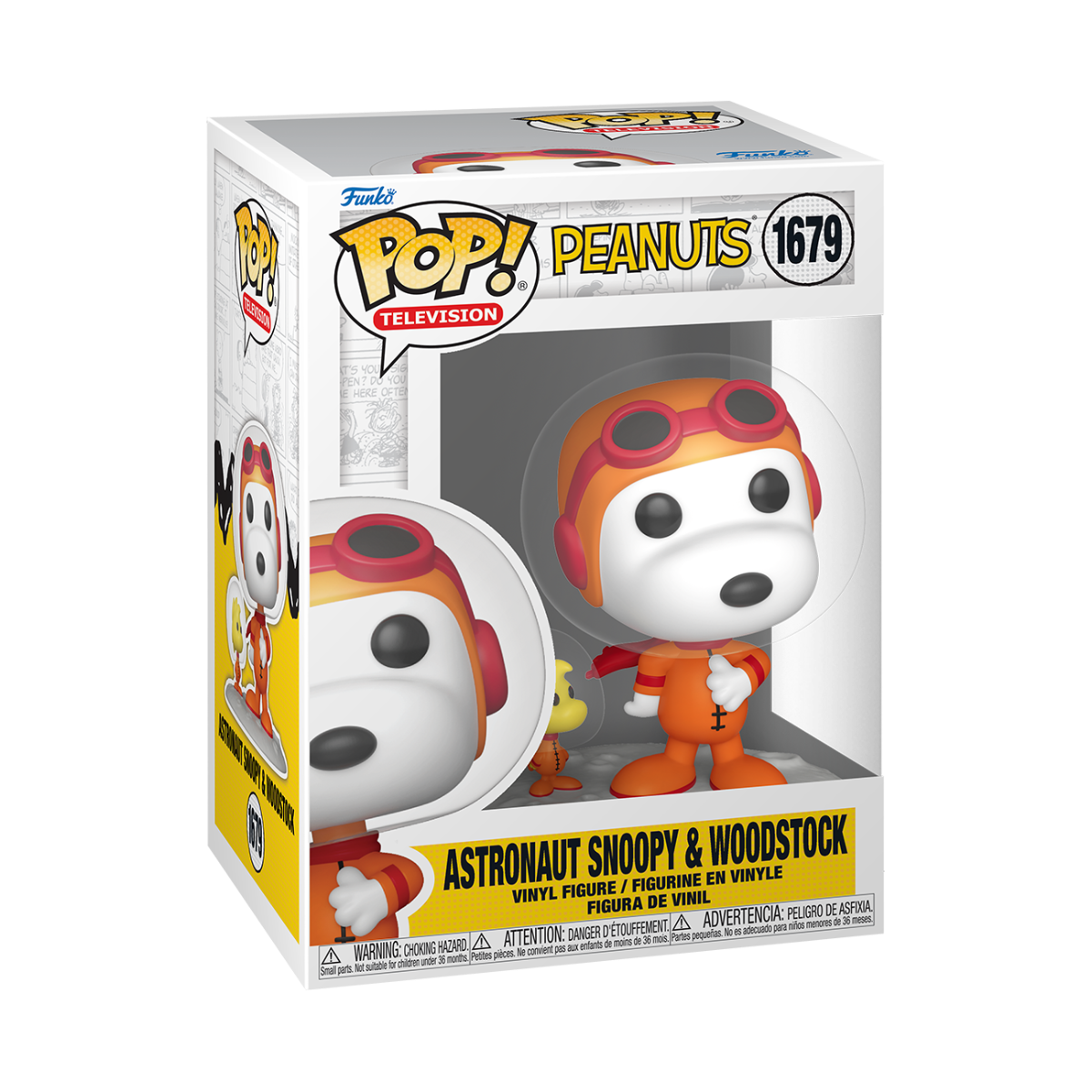 FUN83507 Peanuts - Astronaut Snoopy & Woodstock Pop! Vinyl - Funko - Titan Pop Culture