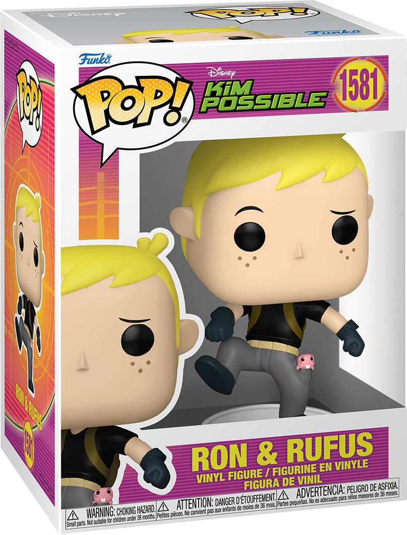 Kim Possible - Ron with Rufus Pop! Vinyl