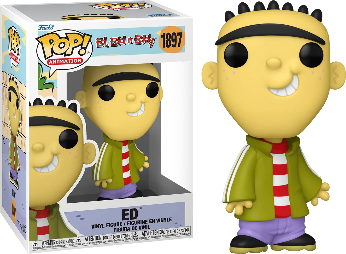 FUN83530 Ed, Edd & Eddy - Ed (with chase) Pop! Vinyl - Funko - Titan Pop Culture