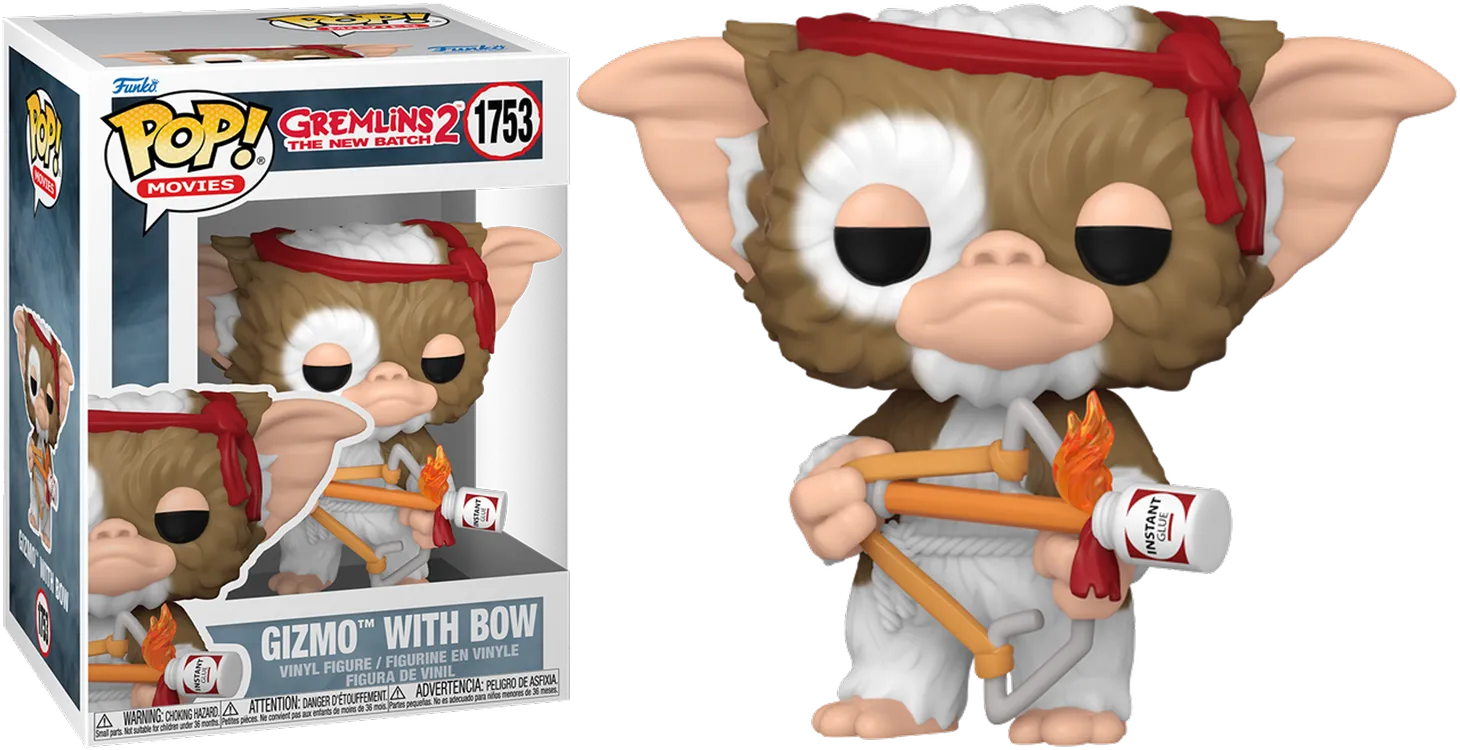 FUN83550 Gremlins - Gizmo with Bow Pop! Vinyl - Funko - Titan Pop Culture