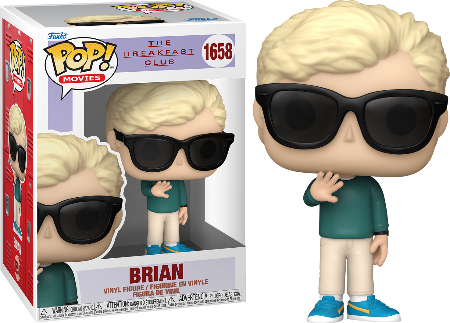 FUN83560 The Breakfast Club - Brian Pop! Vinyl - Funko - Titan Pop Culture