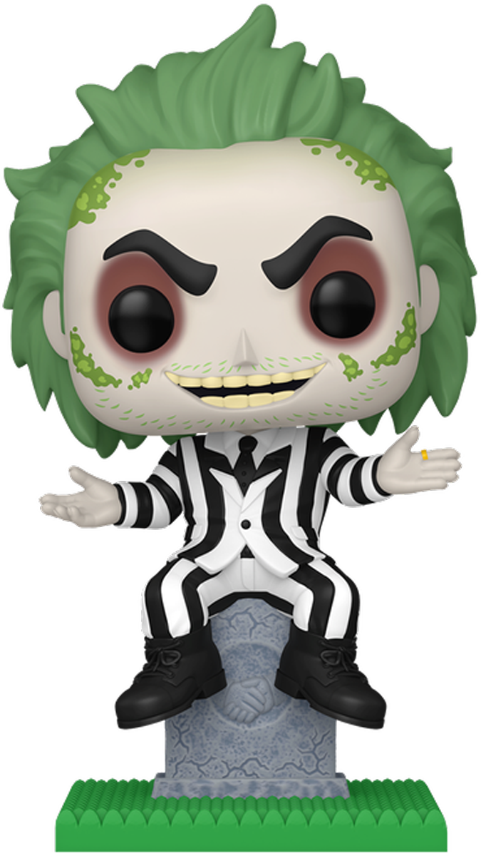 FUN83562 Beetlejuice - Beetlejuice on Tombstone Pop! Vinyl - Funko - Titan Pop Culture