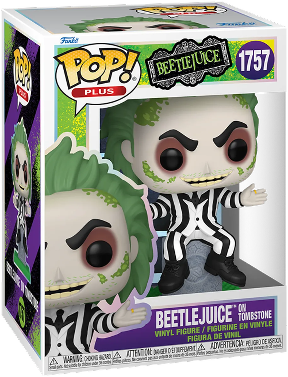 FUN83562 Beetlejuice - Beetlejuice on Tombstone Pop! Vinyl - Funko - Titan Pop Culture