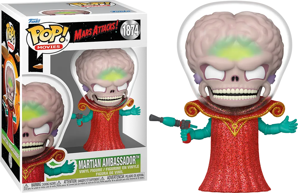 FUN83565 Mars Attacks - Martian Ambassador Pop! Vinyl - Funko - Titan Pop Culture