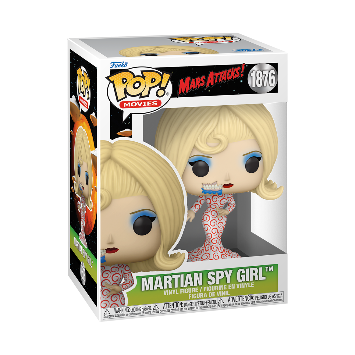 FUN83567 Mars Attacks - Martian Spy Girl Pop! Vinyl - Funko - Titan Pop Culture