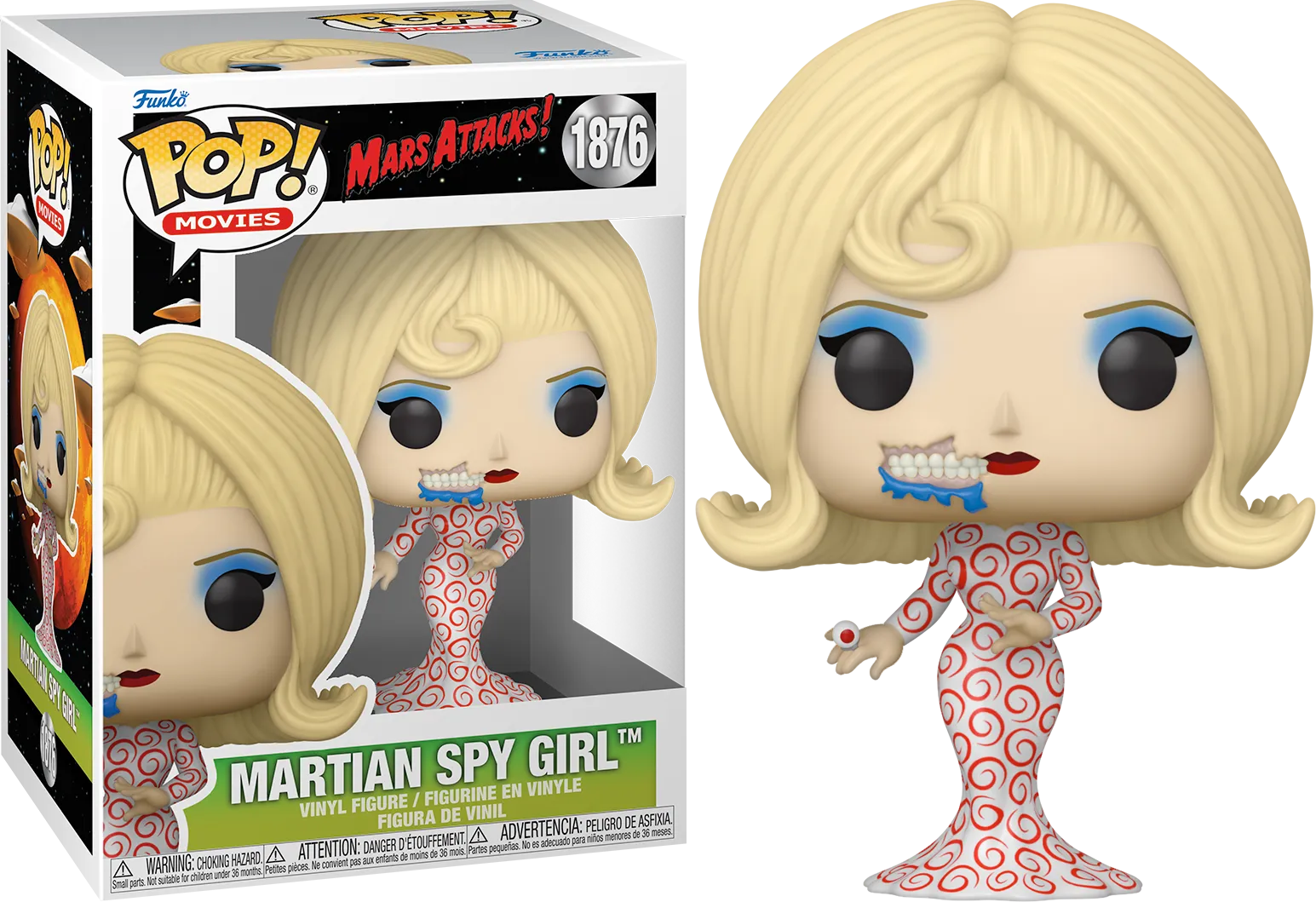 FUN83567 Mars Attacks - Martian Spy Girl Pop! Vinyl - Funko - Titan Pop Culture