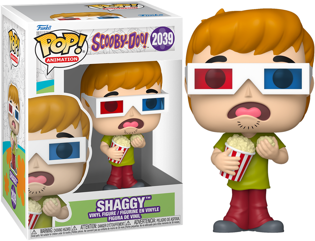 Scooby Doo - Shaggy (with 3D Glasses) Pop! Vinyl