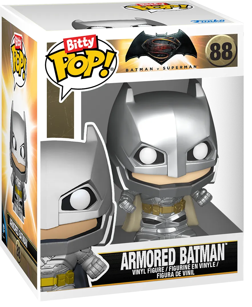 FUN83621 Batman - Batman with Batmobile Bitty Pop! Ride - Funko - Titan Pop Culture