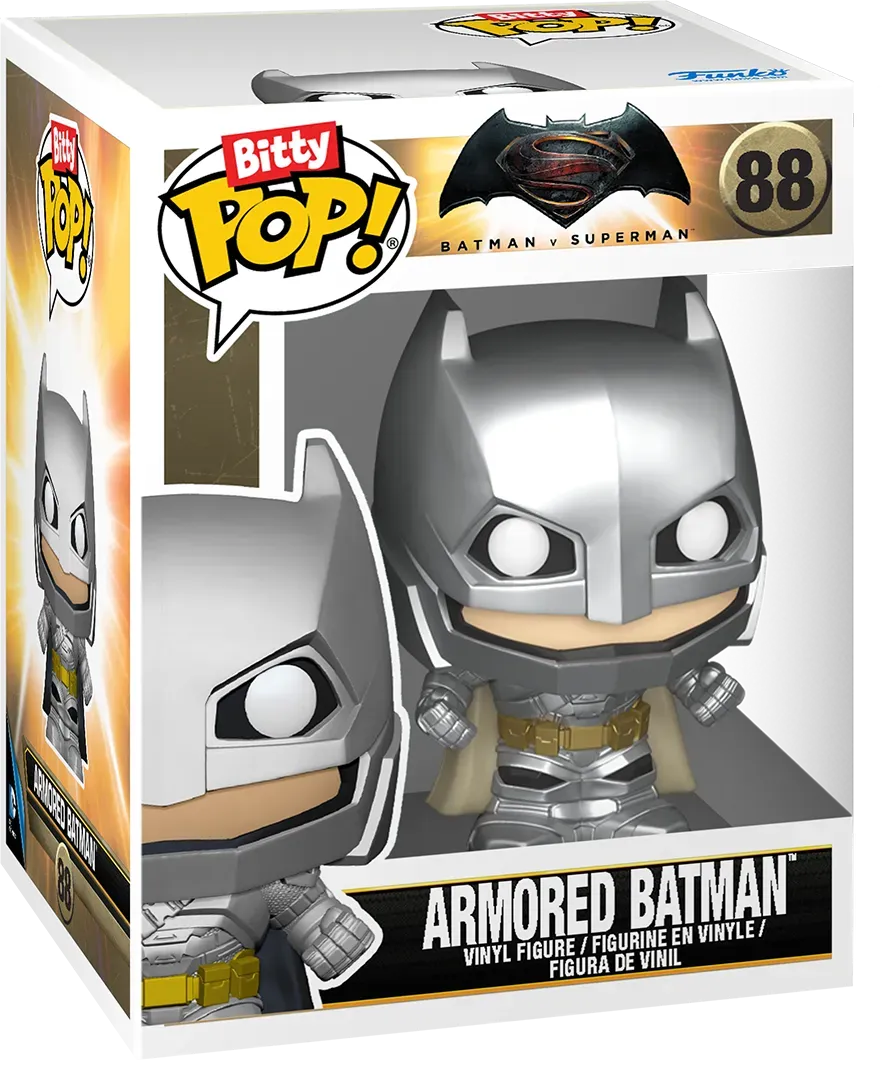 FUN83621 Batman - Batman with Batmobile Bitty Pop! Ride - Funko - Titan Pop Culture