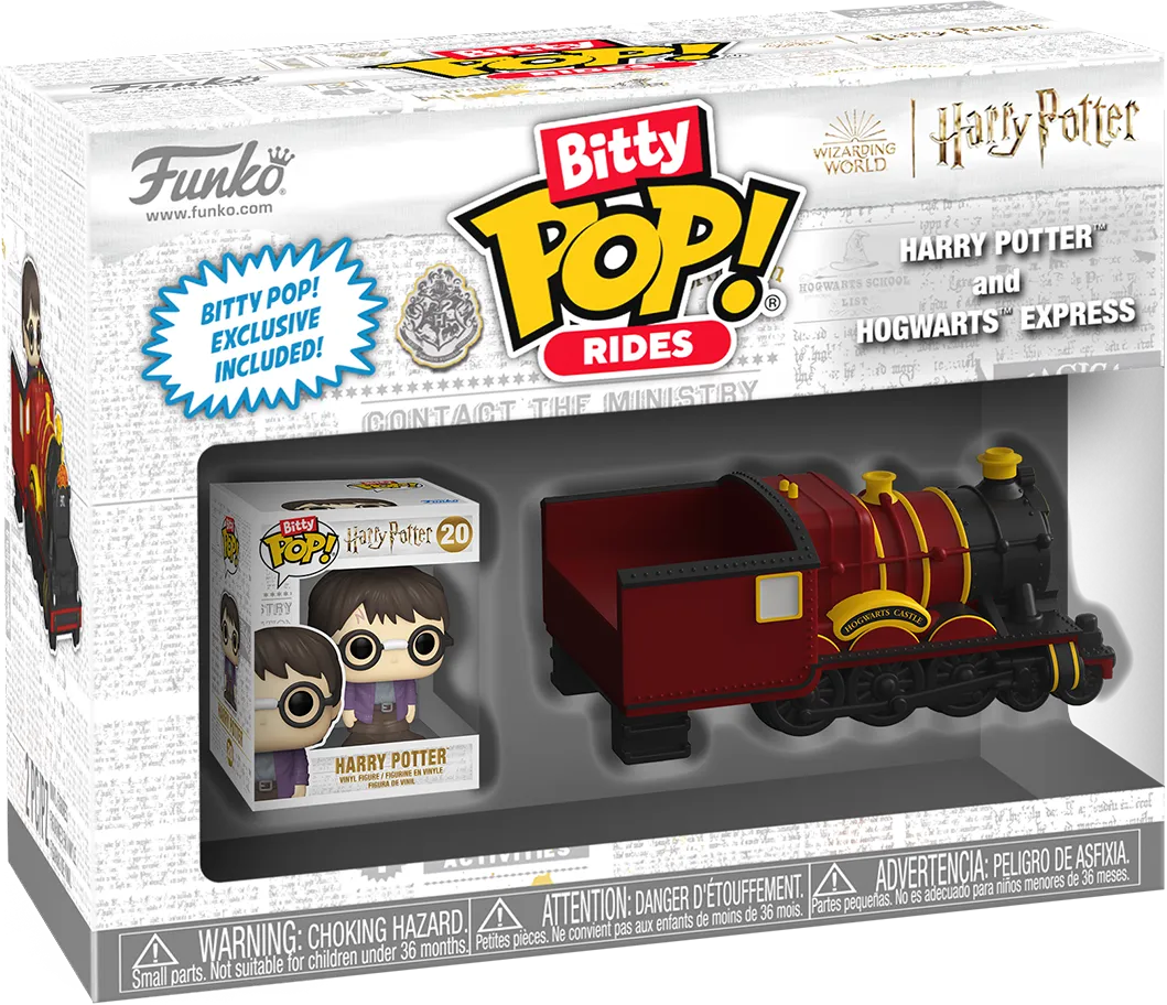 FUN83622 Harry Potter - Harry with Train Bitty Pop! Ride - Funko - Titan Pop Culture