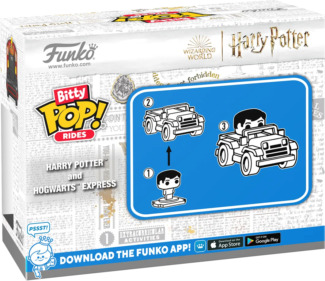 FUN83622 Harry Potter - Harry with Train Bitty Pop! Ride - Funko - Titan Pop Culture