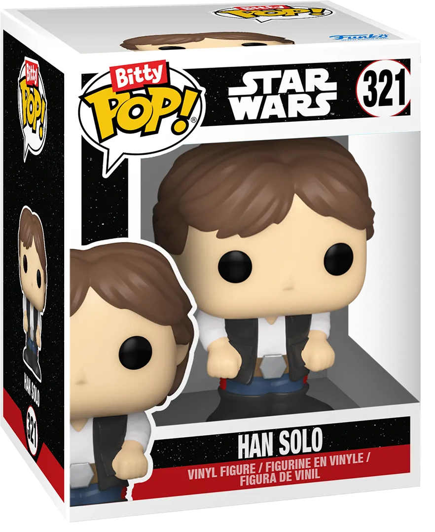 FUN83623 Star Wars - Han Solo with Millenium Falcon Bitty Pop! Ride - Funko - Titan Pop Culture