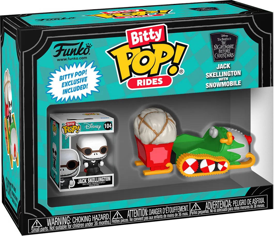 FUN83624 The Nightmare Before Christmas - Jack with Snowmobile Bitty Pop! Ride - Funko - Titan Pop Culture