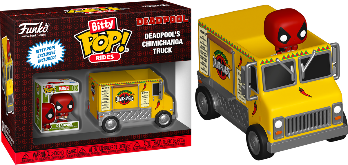 FUN83625 Marvel Comics - Deadpool with Food Truck Bitty Pop! Ride - Funko - Titan Pop Culture