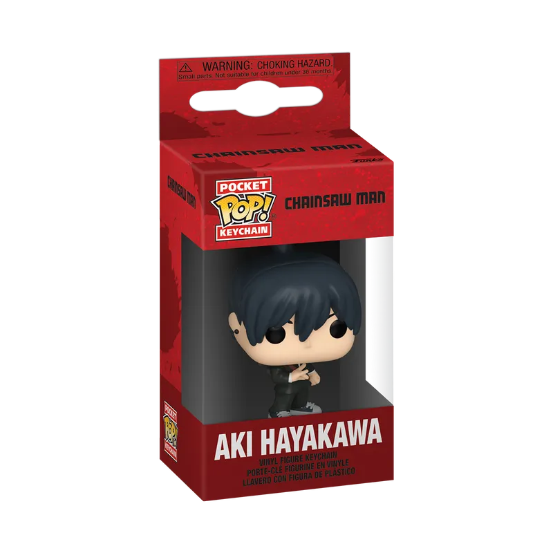 FUN83633 Chainsaw Man - Aki Hayakawa Pop! Keychain - Funko - Titan Pop Culture