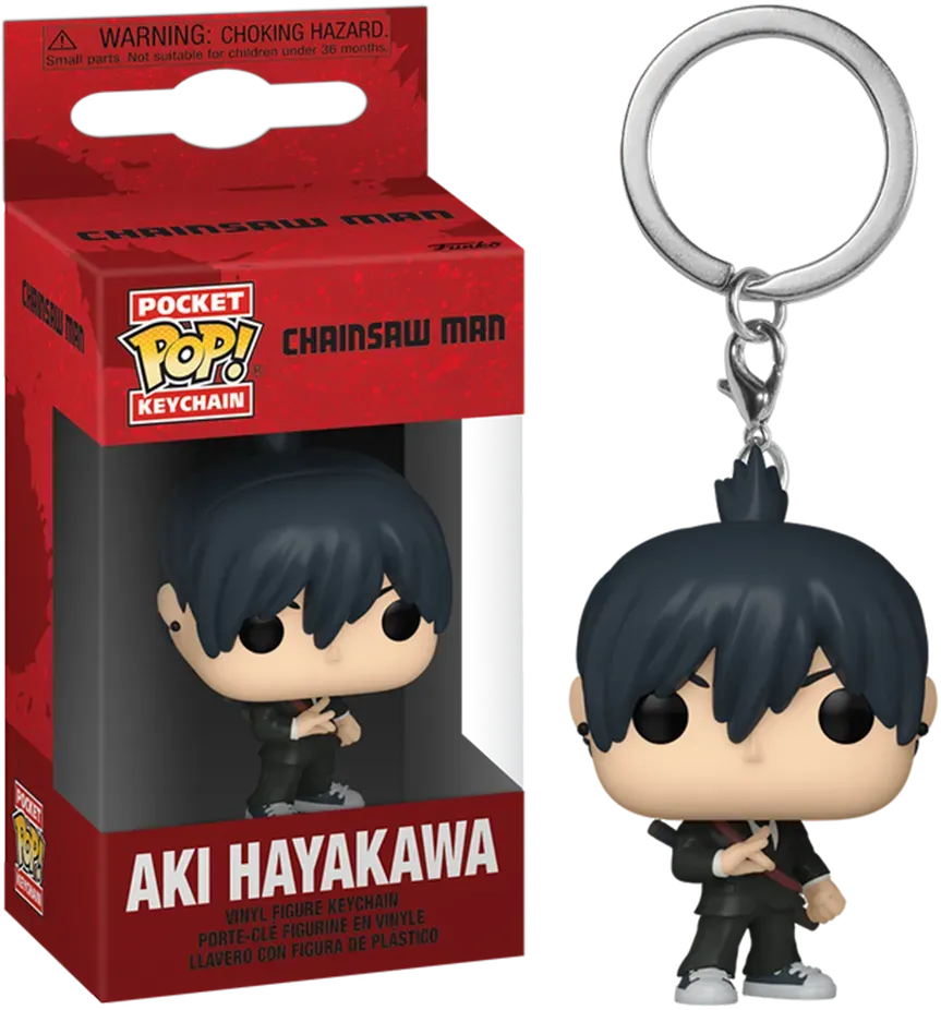 FUN83633 Chainsaw Man - Aki Hayakawa Pop! Keychain - Funko - Titan Pop Culture