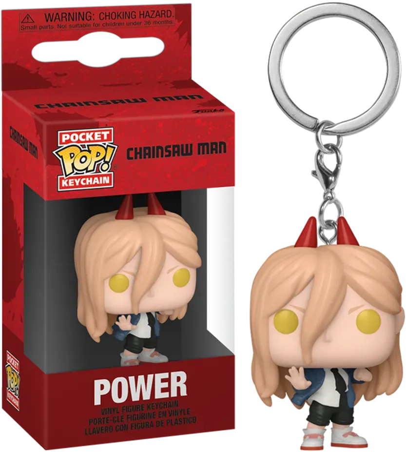 FUN83634 Chainsaw Man - Power Pop! Keychain - Funko - Titan Pop Culture