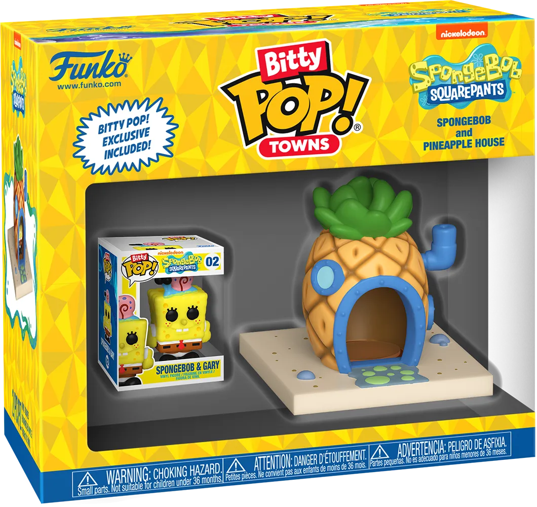 FUN83638 SpongeBob Squarepants - SpongeBob's House Bitty Pop! Town - Funko - Titan Pop Culture