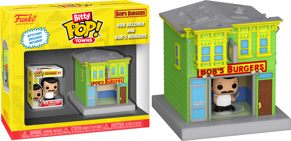 FUN83641 Bob's Burgers - Bob's Burgers Bitty Pop! Town - Funko - Titan Pop Culture