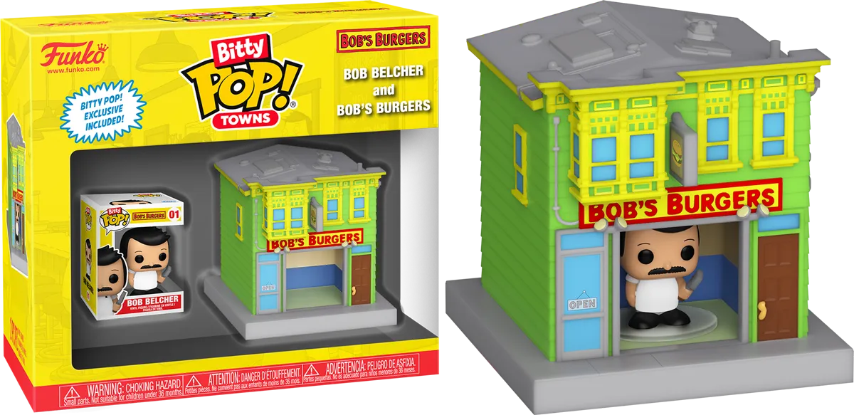 FUN83641 Bob's Burgers - Bob's Burgers Bitty Pop! Town - Funko - Titan Pop Culture