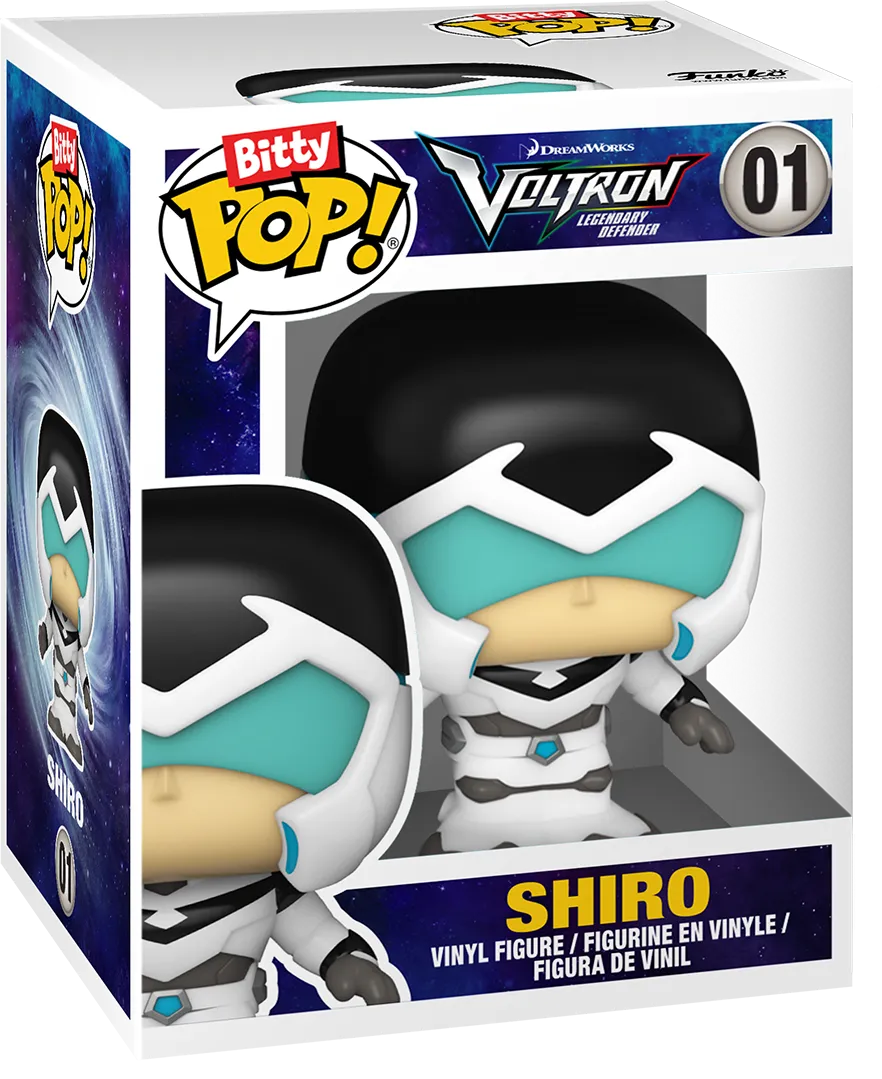 FUN83642 Voltron - Voltron with Shiro Bitty Pop! Bot - Funko - Titan Pop Culture