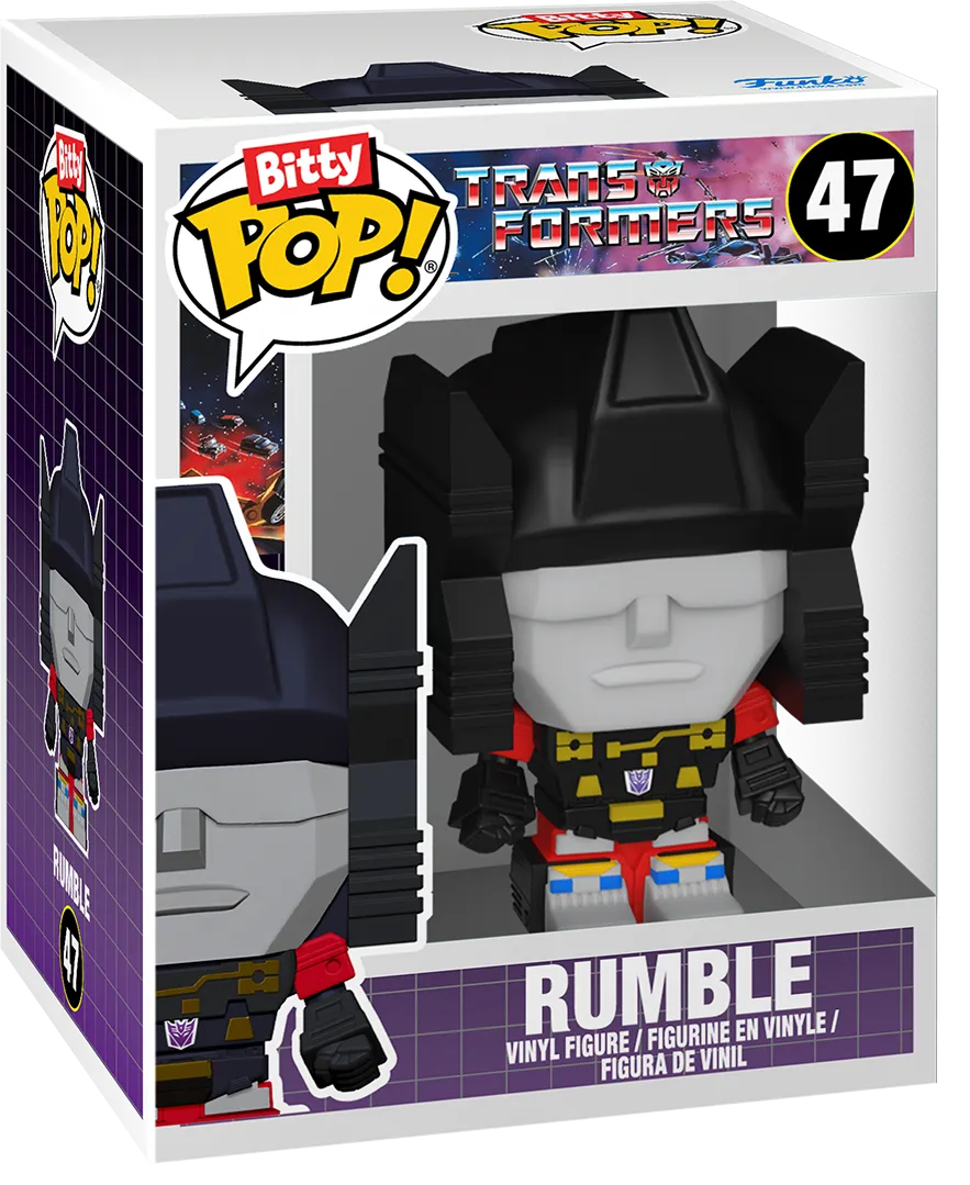 FUN83643 Transformers - Soundwave with Rumble Bitty Pop! Bot - Funko - Titan Pop Culture