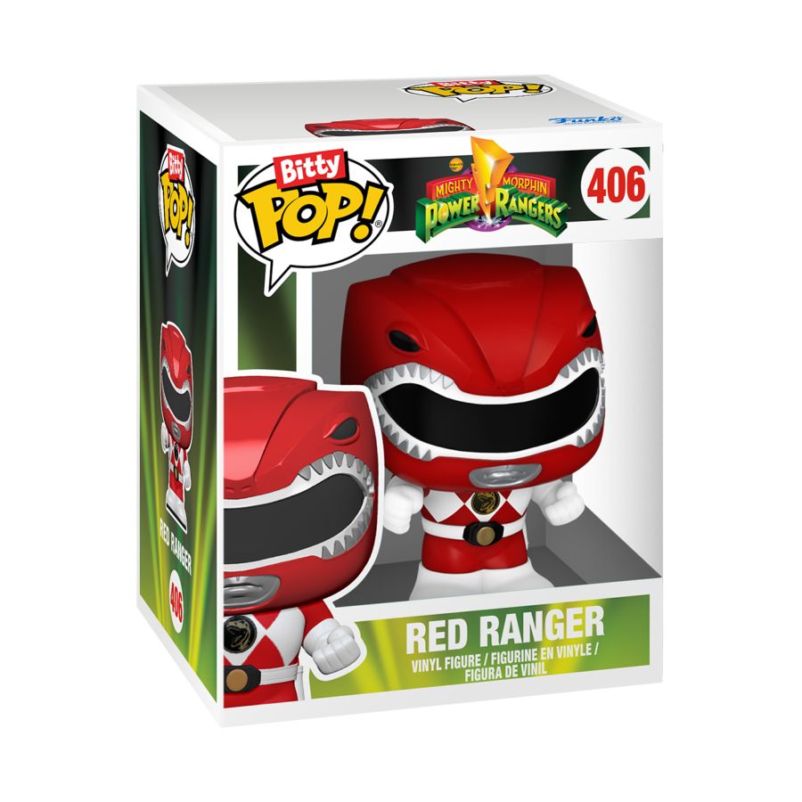 FUN83644 Power Rangers - Megazord with Red Ranger Bitty Pop! Bot - Funko - Titan Pop Culture