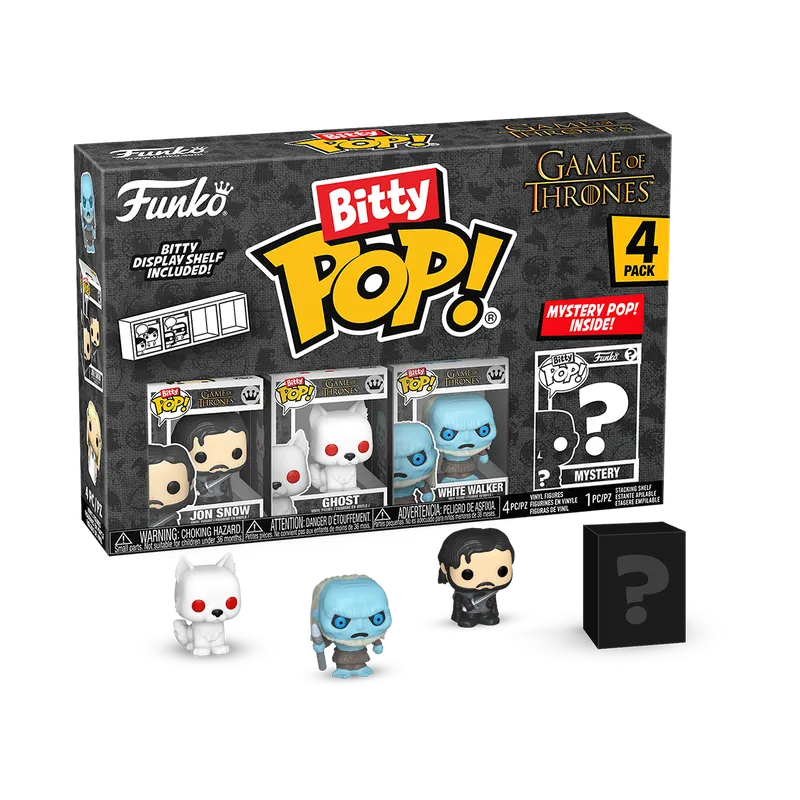 FUN83647 Game of Thrones - Jon Snow Bitty Pop! 4-Pack - Funko - Titan Pop Culture