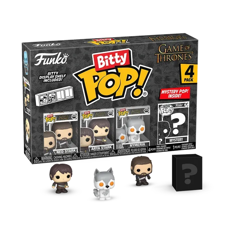 FUN83649 Game of Thrones - Ned Stark Bitty Pop! 4-Pack - Funko - Titan Pop Culture