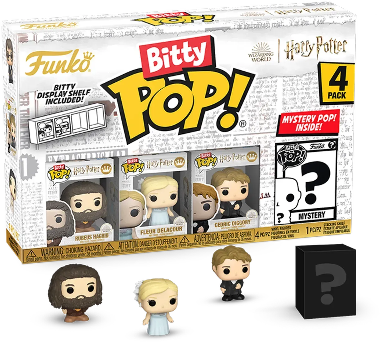 FUN83657 Harry Potter: Goblet of Fire - Hagrid Bitty Pop! 4-Pack - Funko - Titan Pop Culture