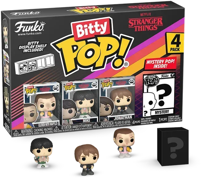 FUN83663 Stranger Things - Eleven Bitty Pop! 4-Pack - Funko - Titan Pop Culture