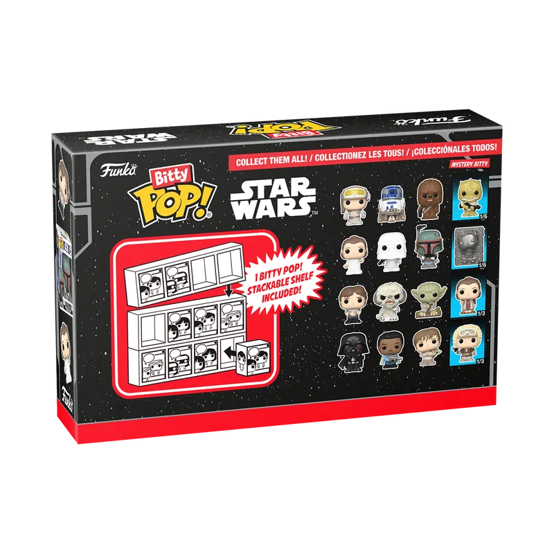 FUN83670 Star Wars - Han Solo Bitty Pop! 4-Pack - Funko - Titan Pop Culture