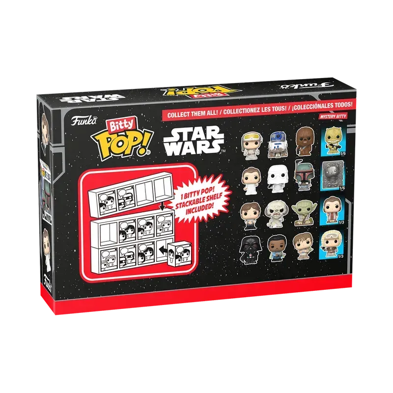 FUN83670 Star Wars - Han Solo Bitty Pop! 4-Pack - Funko - Titan Pop Culture