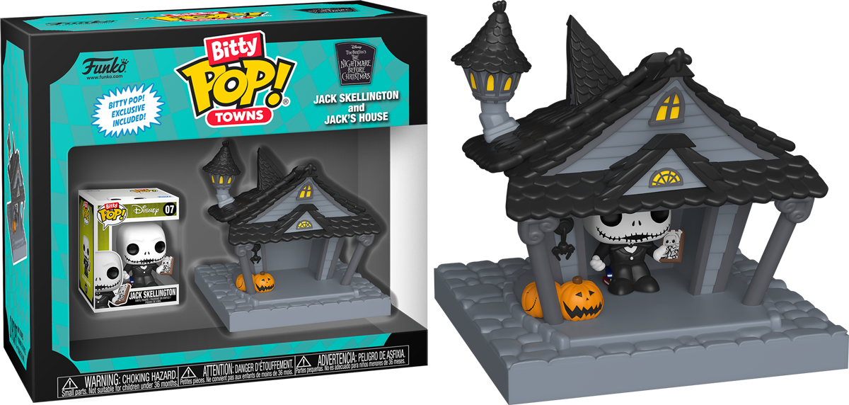 FUN83683 The Nightmare Before Christmas - Jack at Home Bitty Pop! Town - Funko - Titan Pop Culture