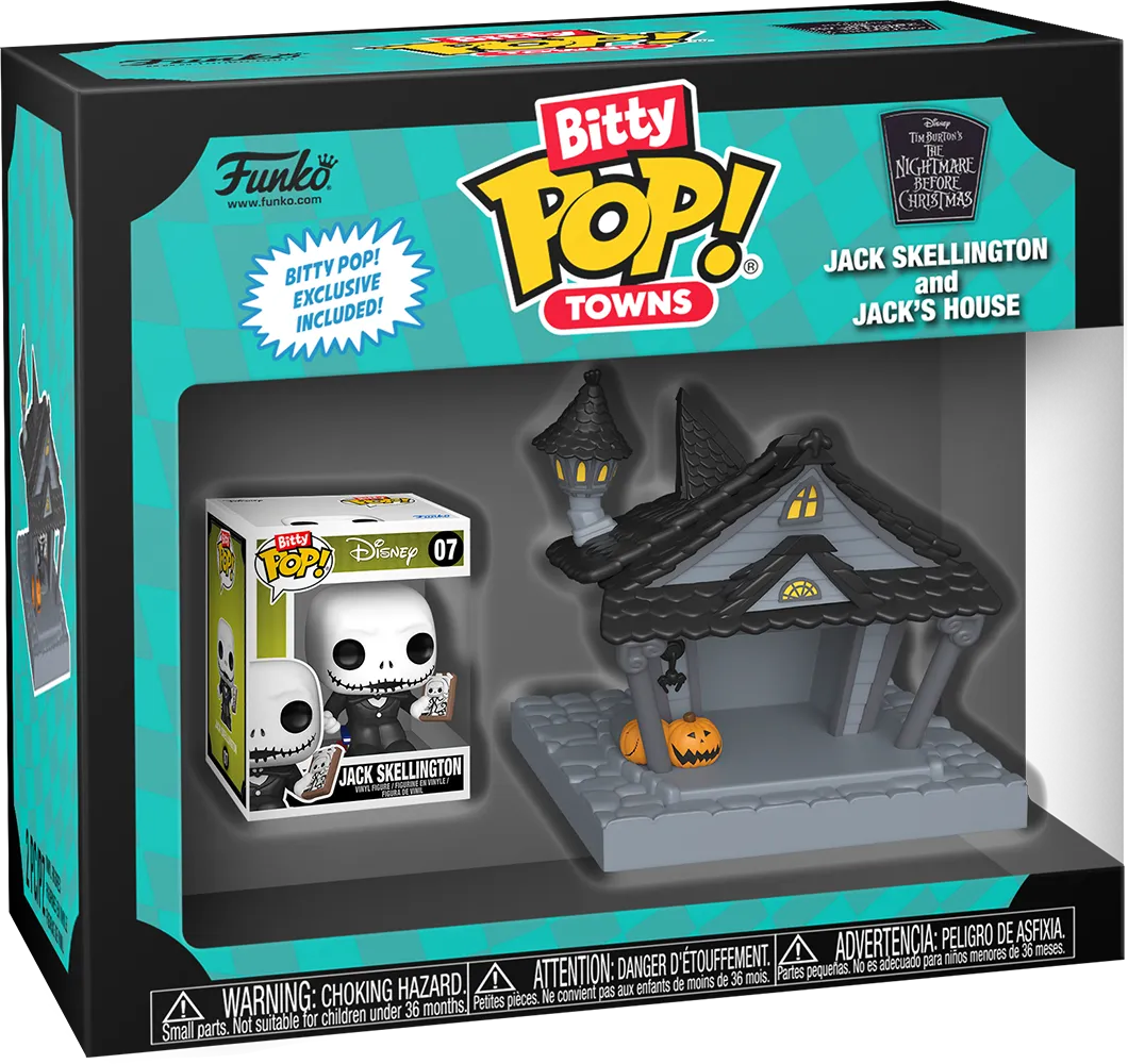 FUN83683 The Nightmare Before Christmas - Jack at Home Bitty Pop! Town - Funko - Titan Pop Culture