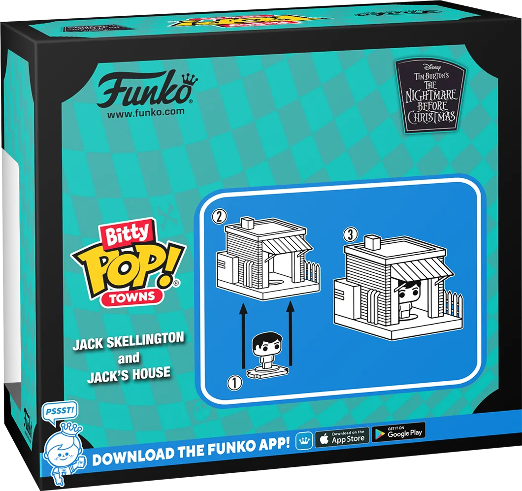 FUN83683 The Nightmare Before Christmas - Jack at Home Bitty Pop! Town - Funko - Titan Pop Culture