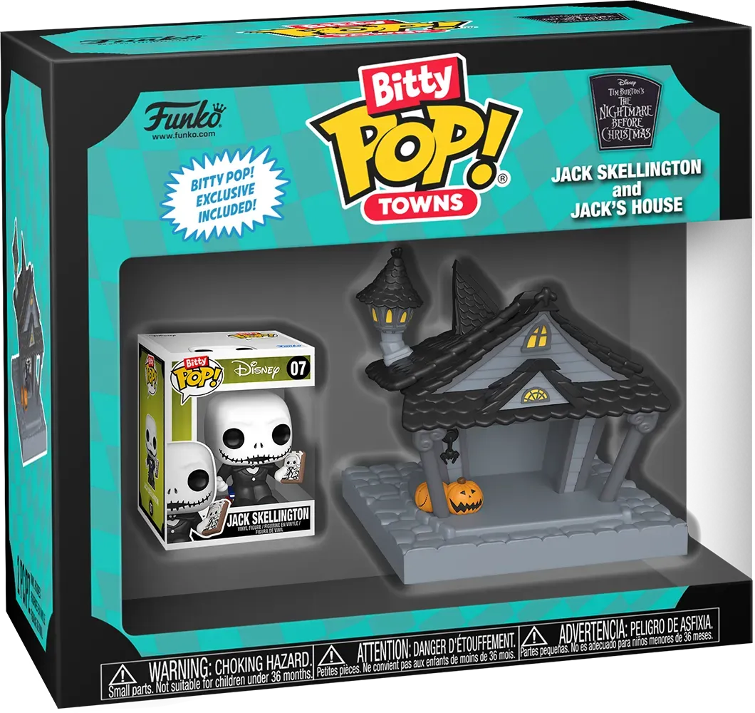 FUN83683 The Nightmare Before Christmas - Jack at Home Bitty Pop! Town - Funko - Titan Pop Culture