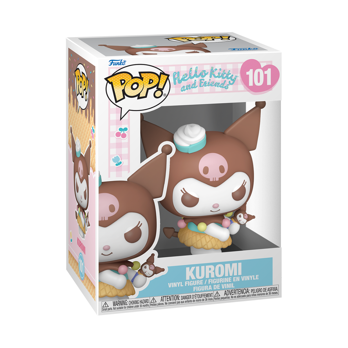 FUN83695 Hello Kitty - Kuromi (Ice-cream Cone) Pop! Vinyl - Funko - Titan Pop Culture