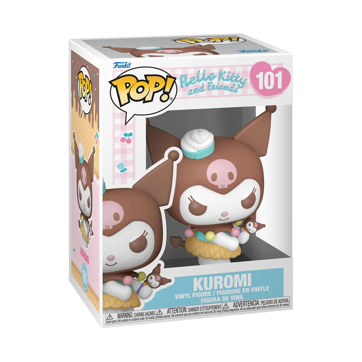 FUN83695 Hello Kitty - Kuromi (Ice-cream Cone) Pop! Vinyl - Funko - Titan Pop Culture