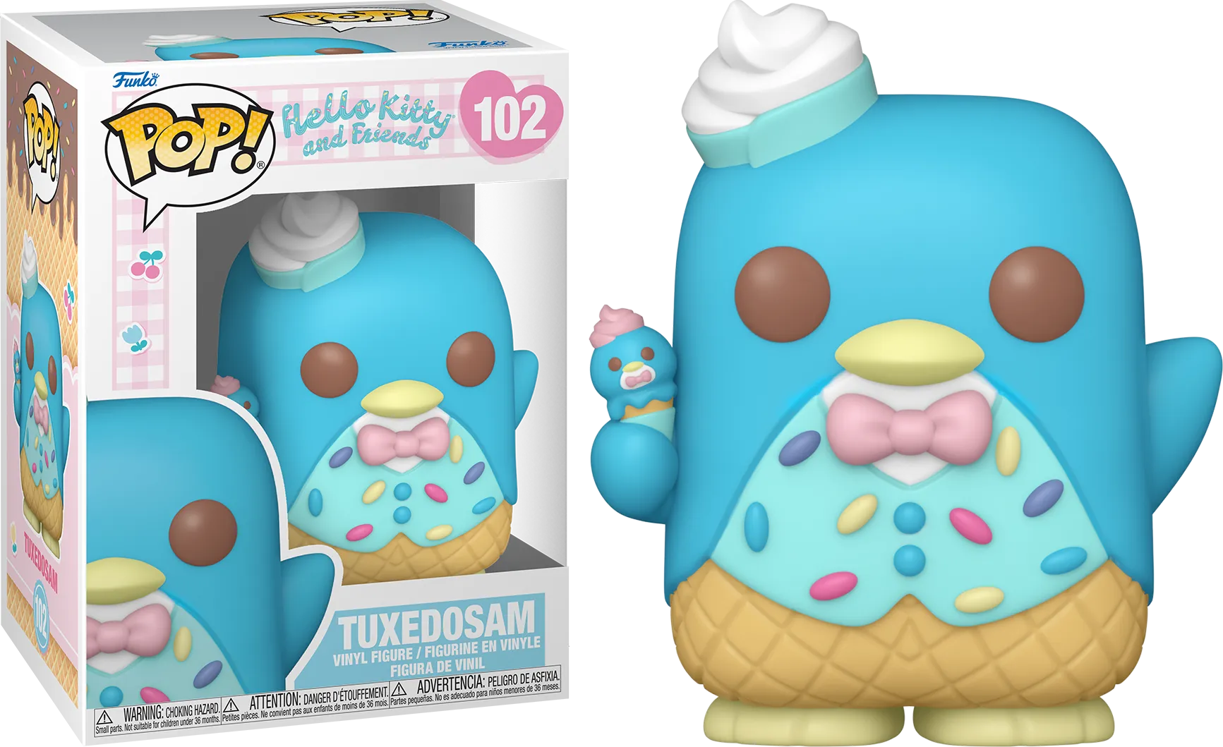 FUN83697 Hello Kitty - Tuxedo Sam (Ice-cream Cone) Pop! Vinyl - Funko - Titan Pop Culture