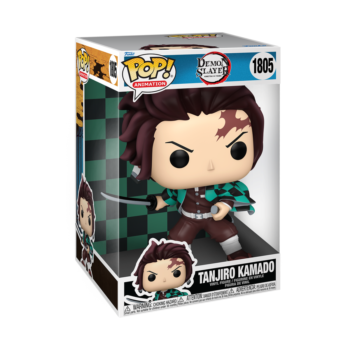 FUN83720 Demon Slayer - Tanjiro 10" Pop! Vinyl - Funko - Titan Pop Culture